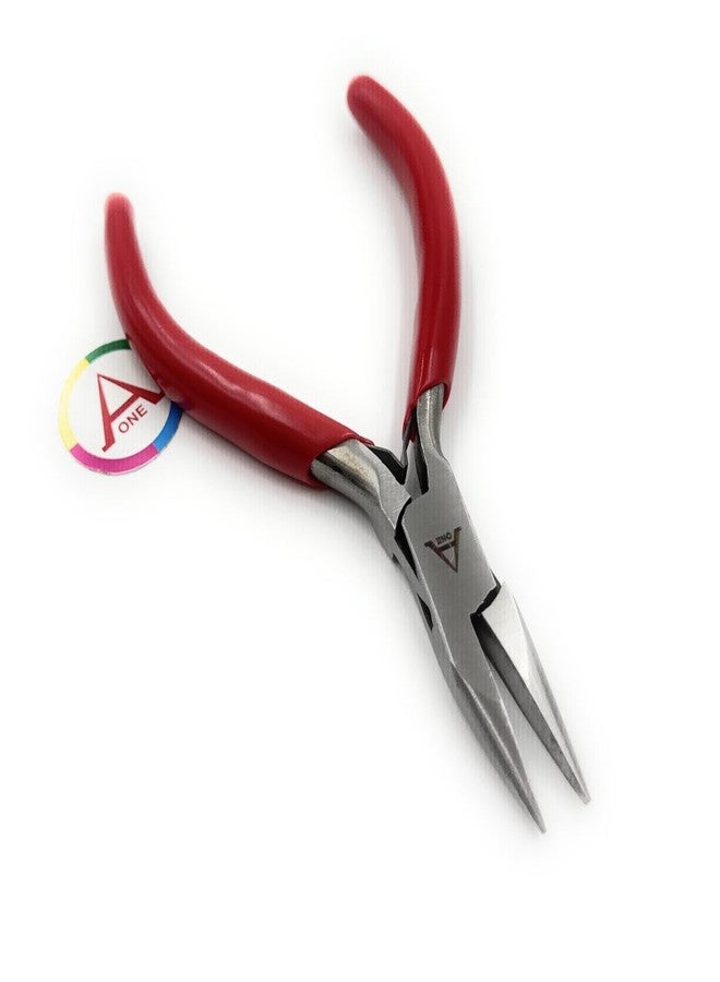 أون مجموعة كماشة مجوهرات Aone مكونة من 5 قطع - نصف دائرية، مسطحة الأنف، دائرية الأنف، قاطعة جانبية، وقاطعة طرف علوي. متعددة الاستخدامات لصنع المجوهرات، ولف الأسلاك، وتطريز المجوهرات بالخرز، وصناعة النماذج، والأعمال اليدوية. - Image 2